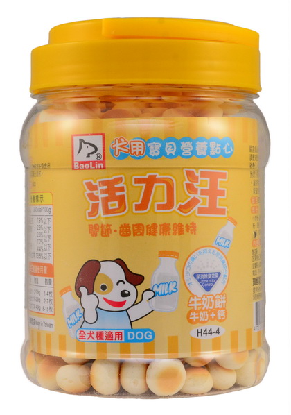 活力汪牛奶餅+鈣200g (H44-4)
dog cookies