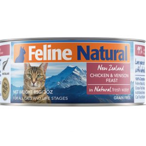 紐西蘭K9 Feline Natural 鮮燉生肉主食罐 無穀雞+鹿
Chicken and Venison Feast Can