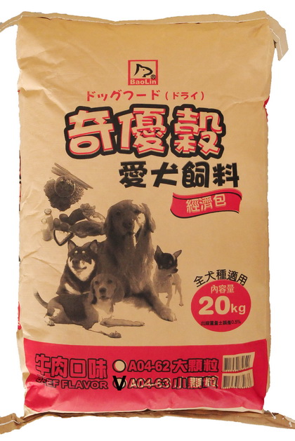 奇優穀愛犬(牛肉)飼料20kg (A04-63)
dog food