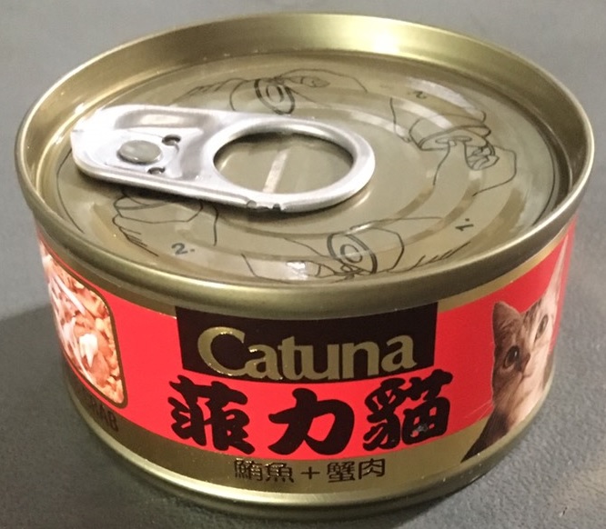 菲力貓罐80克-鮪魚+蟹肉
cat can food