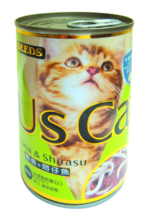 Us Cat愛貓餐罐(鮪魚+吻仔魚)
Us Cat(Tuna+Shirasu)
