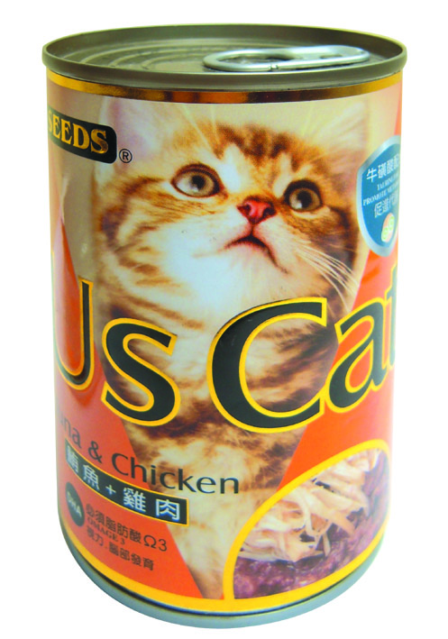 Us Cat愛貓餐罐(鮪魚+雞肉)
Us Cat(Tuna+Chicken)
