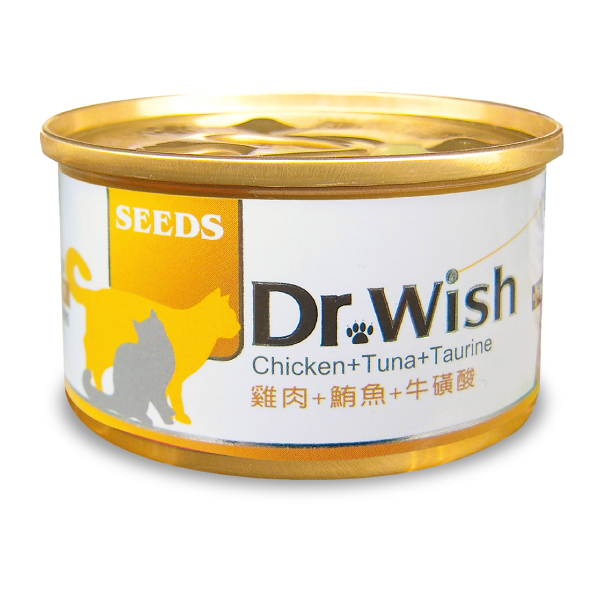 Dr. Wish愛貓調整配方營養食(雞肉+鮪魚+牛磺酸)
Dr. Wish (Chicken+Tuna+Taurine)