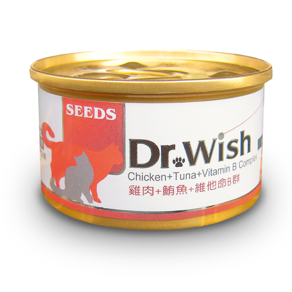 Dr. Wish愛貓調整配方營養食(鮪魚+雞肉+維他命B群)
Dr. Wish (Tuna+Chicken+Vitamin B Complex)