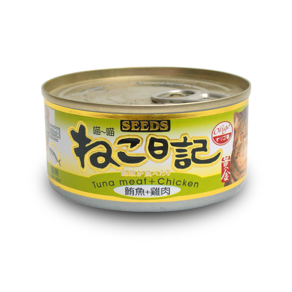 黃金喵喵日記營養綜合餐罐(鮪魚+雞肉)
MIAO MIAO DAILY(Tuna meat+Chichen)
