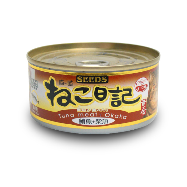 黃金喵喵日記營養綜合餐罐(鮪魚+柴魚)
MIAO MIAO DAILY(Tuna meat+Katsuobushi)