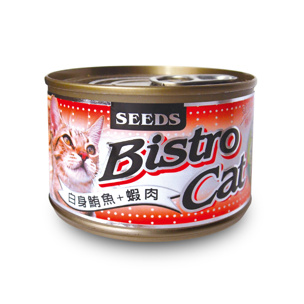 Bistro Cat特級銀貓健康大罐(白身鮪魚+蝦肉)
Bistro Cat(Tuna Light Meat+Shrimp)