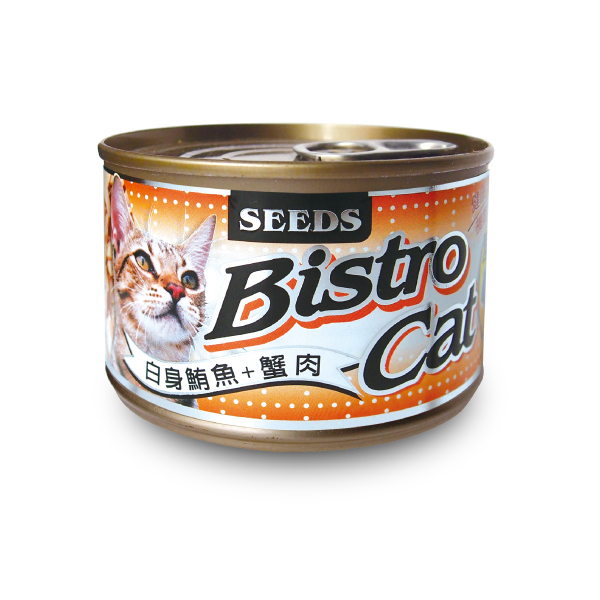 Bistro Cat特級銀貓健康大罐(白身鮪魚+蟹肉)
Bistro Cat(Tuna Light Meat+Crab)