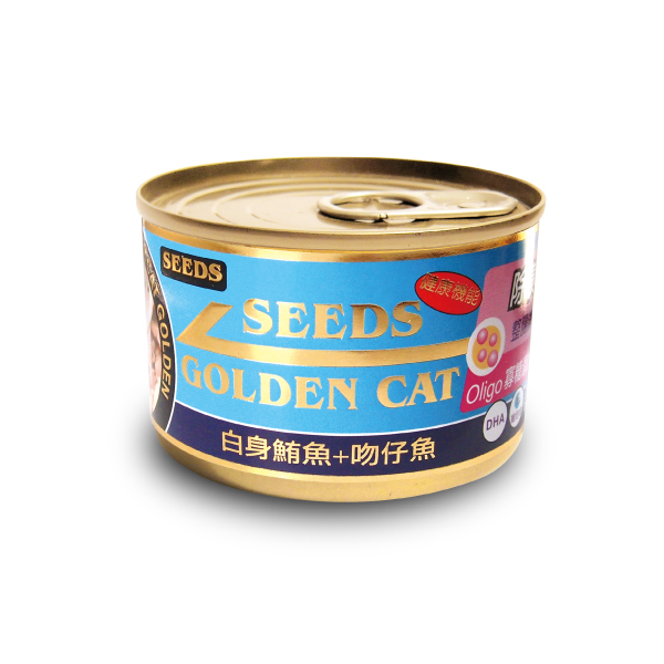 GOLDEN CAT健康機能特級金貓大罐(白身鮪魚+吻仔魚)
GOLDEN CAT(Tuna Light Meat+Shirasu)