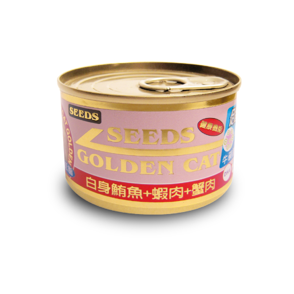 GOLDEN CAT健康機能特級金貓大罐(白身鮪魚+蝦肉+蟹肉)
GOLDEN CAT(Tuna Light Meat+Shrimp+Crab)