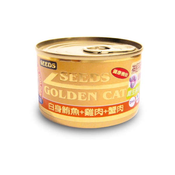 GOLDEN CAT健康機能特級金貓大罐(白身鮪魚+雞肉+蟹肉)
GOLDEN CAT(Tuna Light Meat+Chicken+Crab)