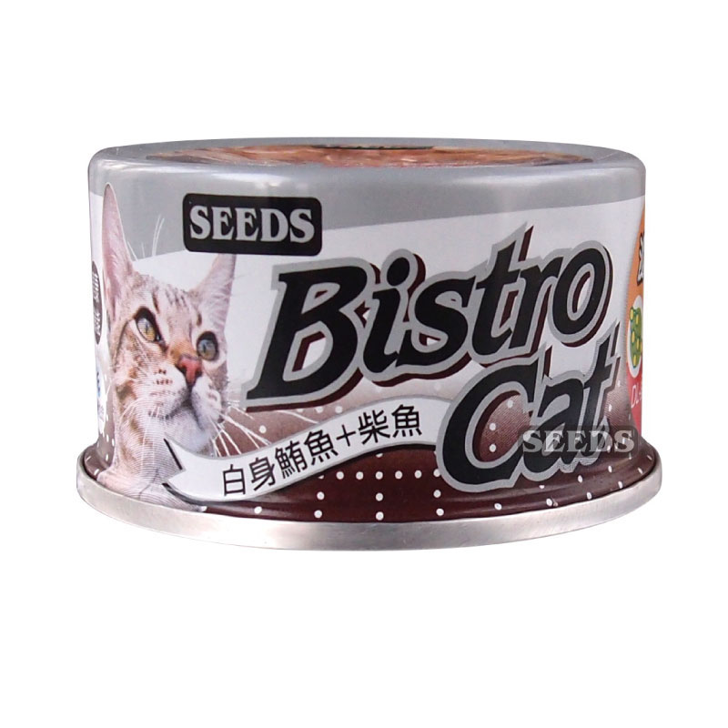 Bistro Cat特級銀貓健康餐罐(白身鮪魚+柴魚)
Bistro Cat(Tuna Light Meat+Katsuobushi)