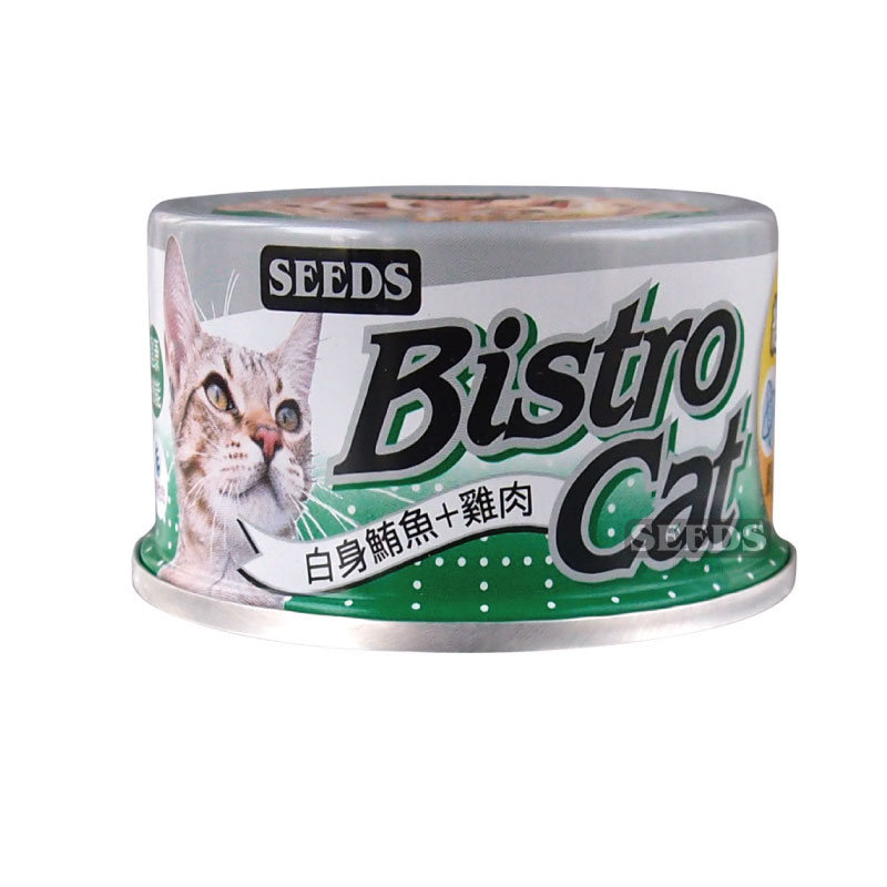 Bistro Cat特級銀貓健康餐罐(白身鮪魚+雞肉)
Bistro Cat(Tuna Light Meat+Chicken)
