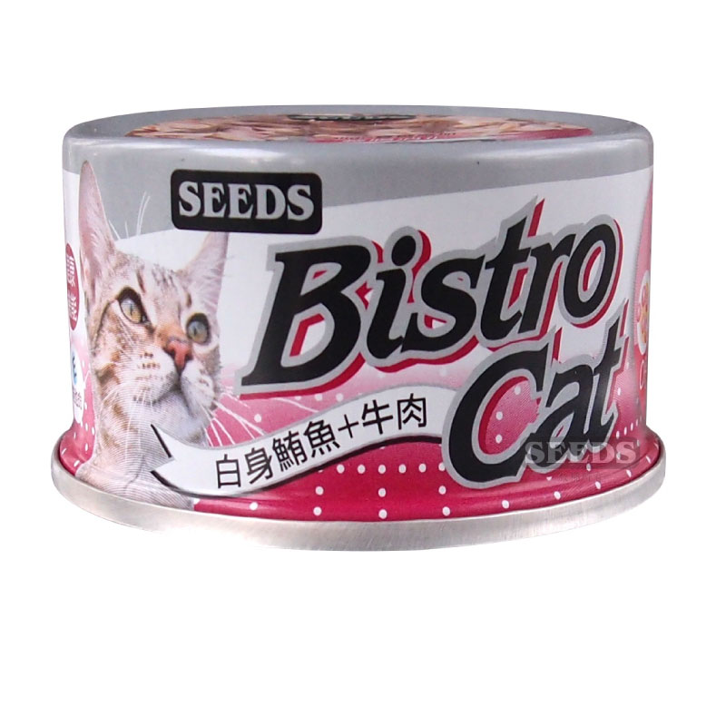 Bistro Cat特級銀貓健康餐罐(白身鮪魚+牛肉)
Bistro Cat(Tuna Light Meat+Beef)