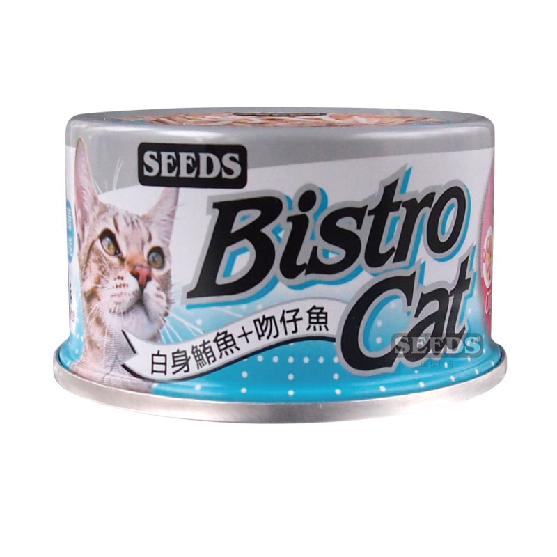 Bistro Cat特級銀貓健康餐罐(白身鮪魚+吻仔魚)
Bistro Cat(Tuna Light Meat+Shirasu)
