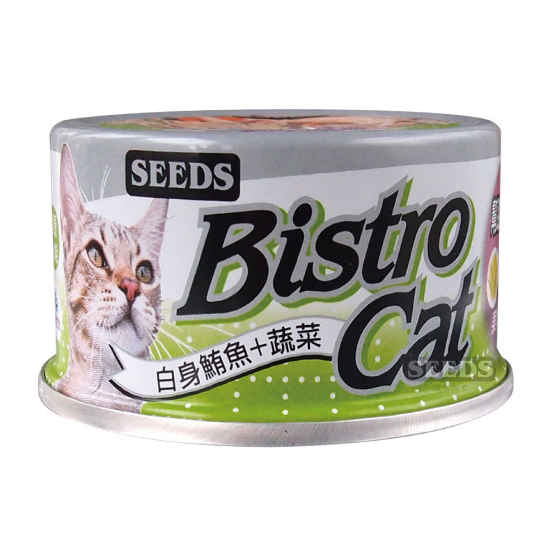 Bistro Cat特級銀貓健康餐罐(白身鮪魚+蔬菜)
Bistro Cat(Tuna Light Meat+Vegetables)