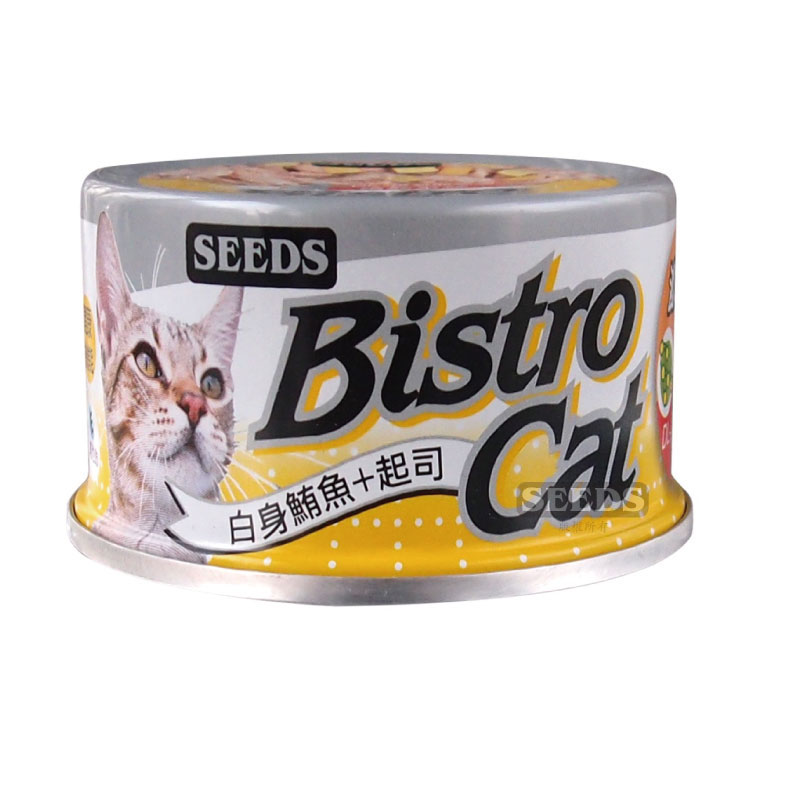 Bistro Cat特級銀貓健康餐罐(白身鮪魚+起司)
Bistro Cat(Tuna Light Meat+Cheese)