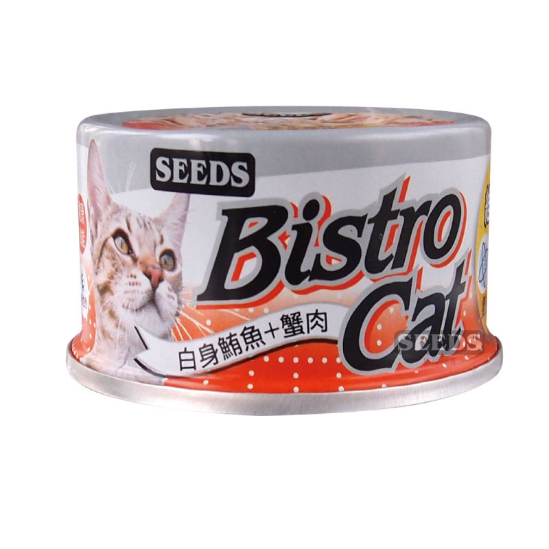Bistro Cat特級銀貓健康餐罐(白身鮪魚+蟹肉)
Bistro Cat(Tuna Light Meat+Crab)