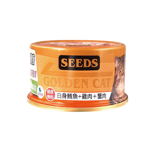 GOLDEN CAT健康機能特級金貓餐罐(白身鮪魚+雞肉+蟹肉)
GOLDEN CAT(Tuna Light Meat +Chicken+Crab)