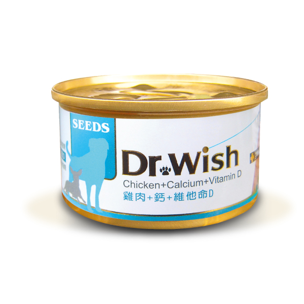 Dr. Wish愛犬調整配方營養食(雞肉+鈣+維他命D)(泥狀)
Dr. Wish(Chicken+Calcium+Vitamin D)
