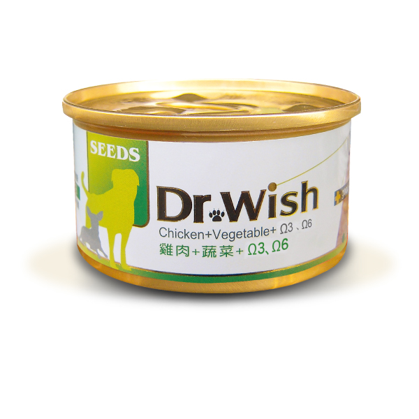 Dr. Wish愛犬調整配方營養食(雞肉+蔬菜)(泥狀)
Dr. Wish(Chicken+Vegetables)