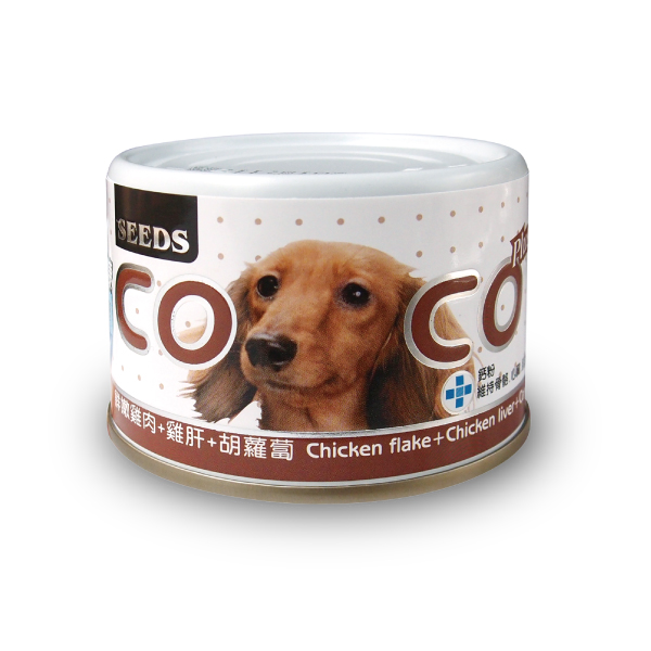 聖萊西COCO PLUS愛犬機能餐罐(鮮嫩雞肉+雞肝+胡蘿蔔)
COCO PLUS(Chicken Flake+Chicken liver+Carrot)