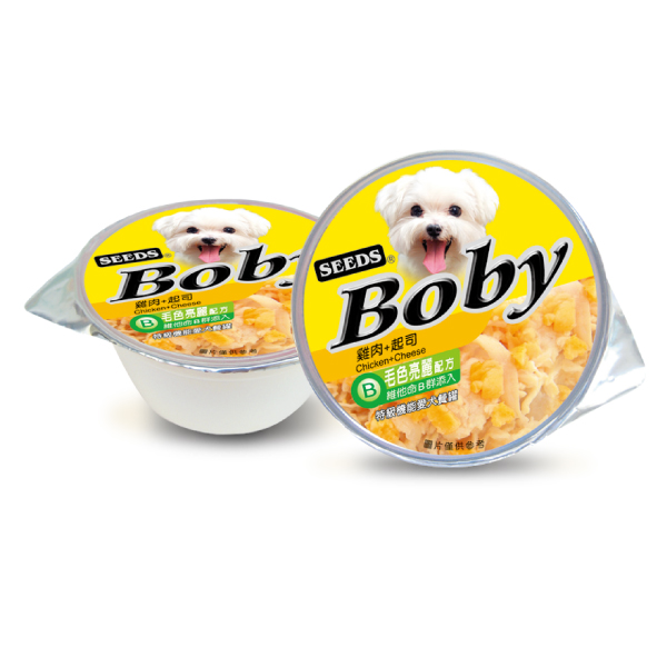 Boby特級機能愛犬餐罐(雞肉+起司)
Boby(Chicken+Cheese)