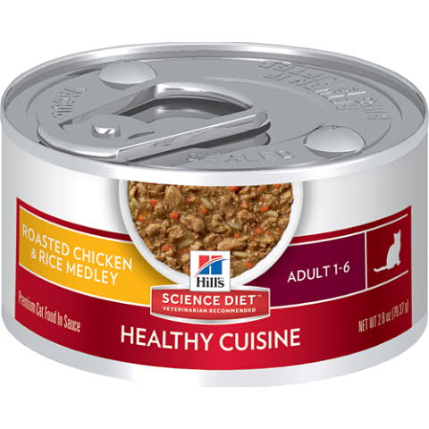 希爾思™寵物食品 健康美饌 成貓 香烤雞肉燴米飯(型號00010445)
Science Diet Adult Healthy Cuisine Roasted Chicken & Rice Medley -Canned