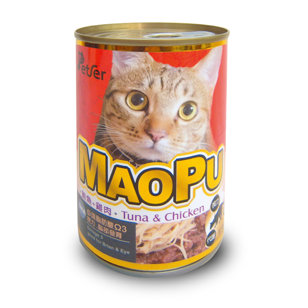 MAOPU貓撲鮪魚餐罐(鮪魚+雞肉)
MAOPU(Tuna+Chicken)