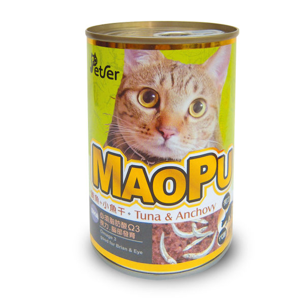 MAOPU貓撲鮪魚餐罐(鮪魚+小魚干)
MAOPU(Tuna+Anchovy)
