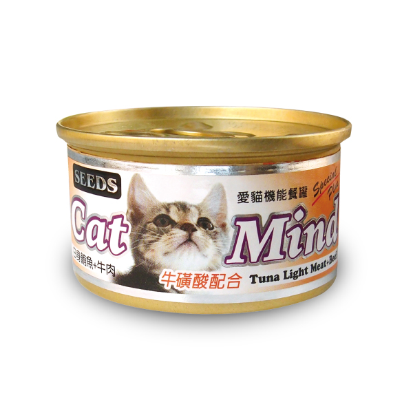 愛貓-機能餐罐(鮪魚+牛肉)
Cat Mind (Tuna Light Meat+Beef)