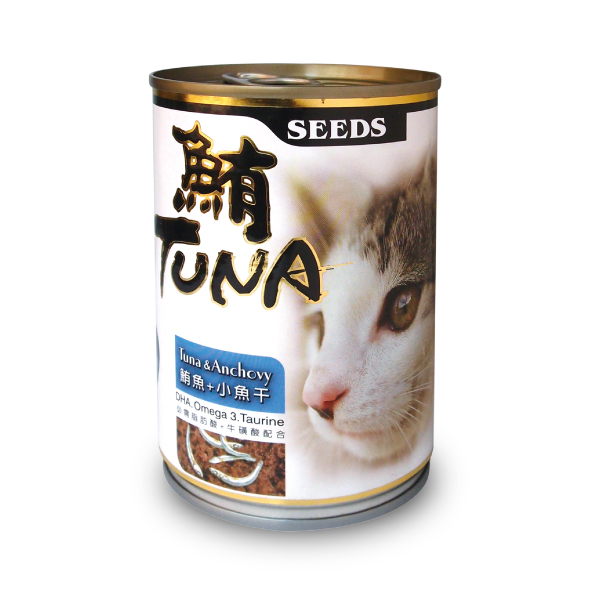 鮪Tuna愛貓餐罐(鮪魚+小魚干)
Tuna Canned Cat Food(Tuna&Anchovy)