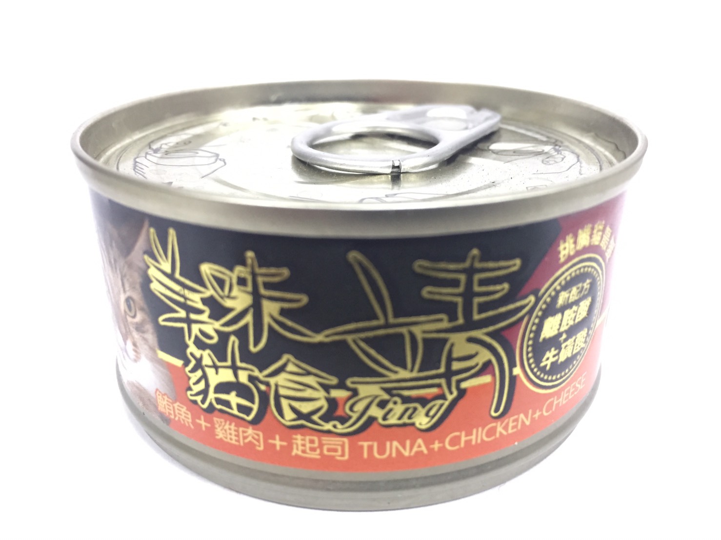 靖特級貓罐-鮪魚+雞肉+起司
Jing cat can-tuna+chicken+cheese