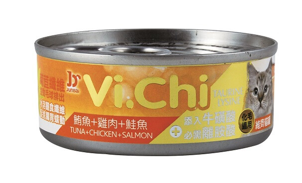維齊貓罐-鮪魚+雞肉+鮭魚
Vi.Chi cat can-tuna+chicken+salmon
