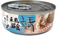 靖特級貓罐(米)-鮪魚+米+吻仔魚
Jing cat can-tuna+rice+shirasu