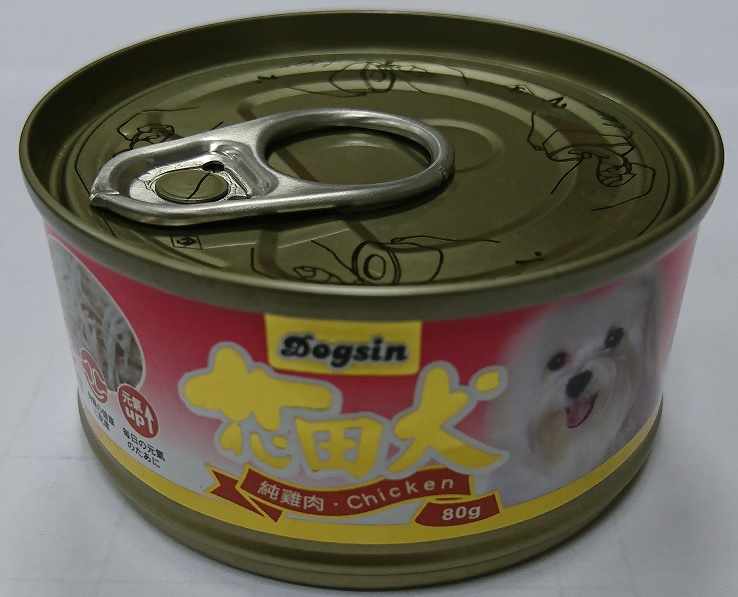 花田犬小狗罐80克-純雞肉
canned dog food