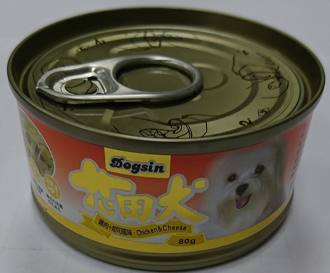 花田犬小狗罐80克-雞肉+起司
canned dog food