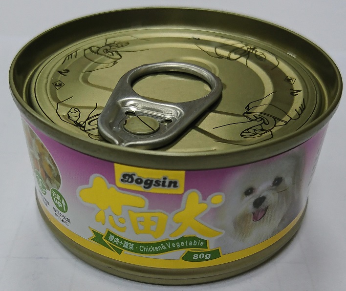 花田犬小狗罐80克-雞肉+蔬菜
canned dog food