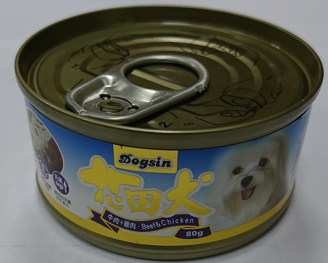 花田犬小狗罐80克-牛肉+雞肉
canned dog food