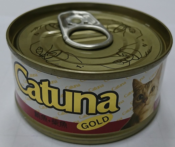 開心金罐貓罐80克-鮪魚+柴魚
canned cat food