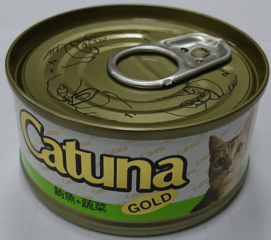 開心金罐貓罐80克-鮪魚+蔬菜
canned cat food