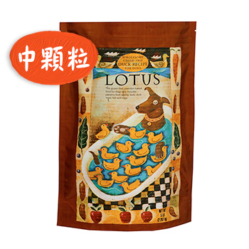 樂特斯無穀鮮鴨佐田野時蔬全犬 中顆粒
Lotus Duck & Sweet Potato