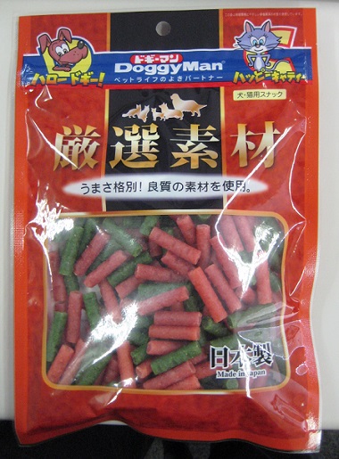 犬用嚴選健康蔬菜低脂短切雞肉條 200g
Healthy Soft Sasami Vegetable Jerky