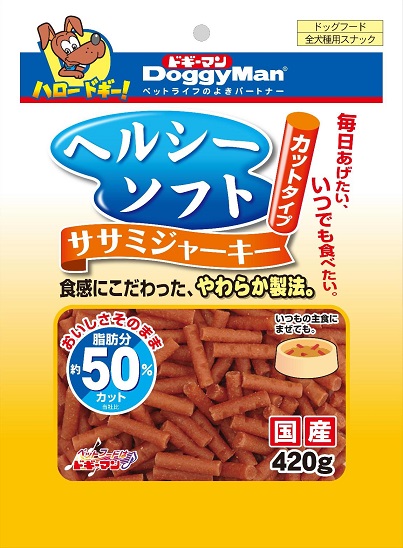 犬用健康低脂短切軟雞肉條 420g
Healthy Soft Sasami Jerky Cut