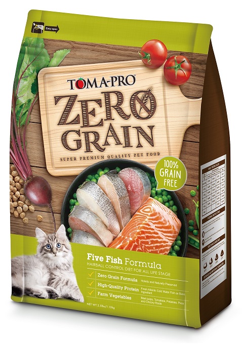 優格零穀全齡貓 五種魚配方
Toma Pro Five Fish Flavor & Peas Formula Grain Free Cat Food