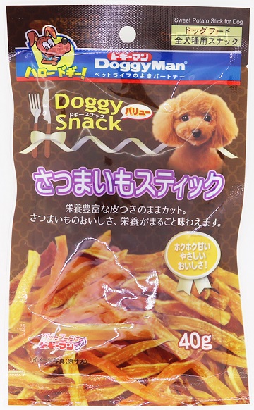 犬用美味營養一口甜薯條 40g
Sweet Potato Stick