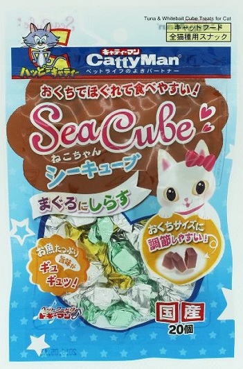 貓用白身魚鮪魚海洋方塊20入
Catty Sea Cube Tuna & Whitebait