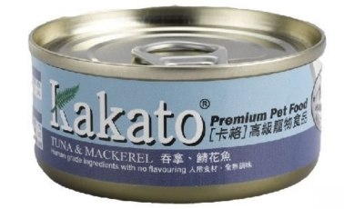 Kakato卡格餐食罐(鮪魚、鯖花魚)