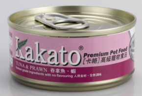 Kakato卡格餐食罐(鮪魚、蝦)