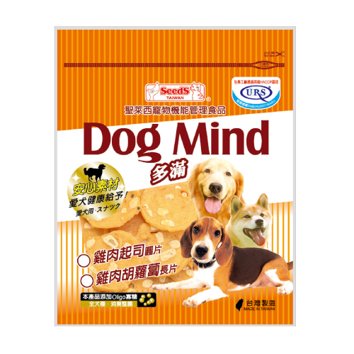 多滿雞肉起司圓片
Dog Mind chicken mix cheese fillet chips